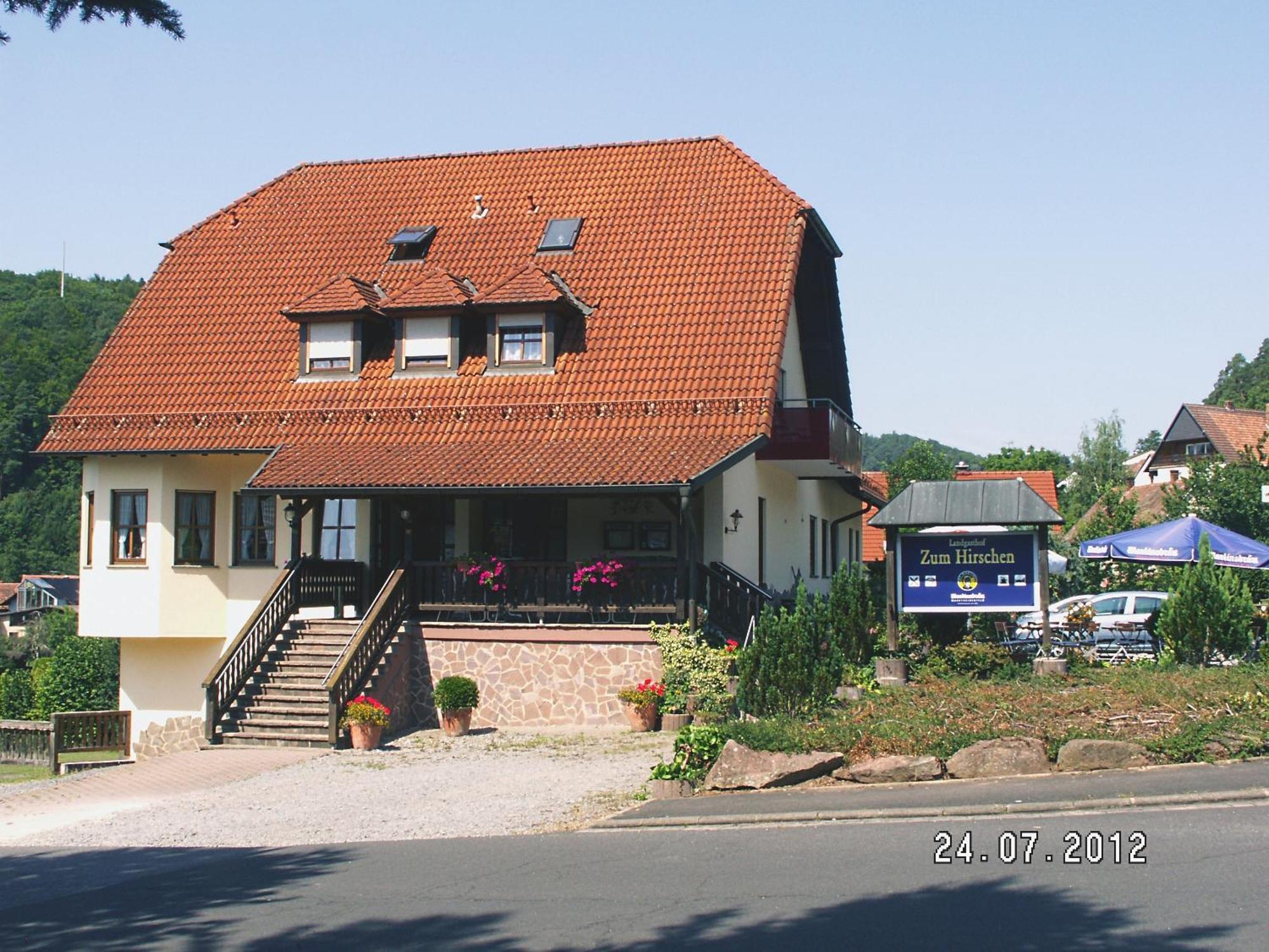 Landgasthof Zum Hirschen Hafenlohr エクステリア 写真